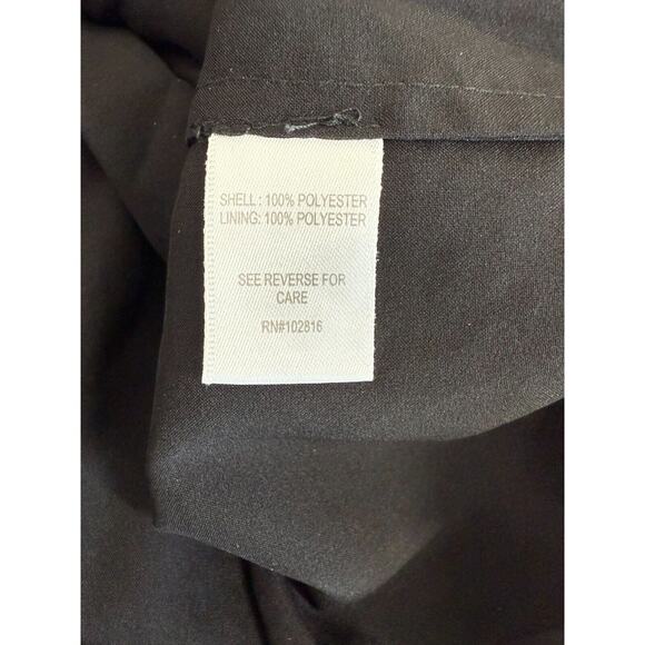 Garnet Hill Scalloped Lace Midi Skirt Womens Size 6 Pleated Black Whimsigoth - Picture 11 of 12